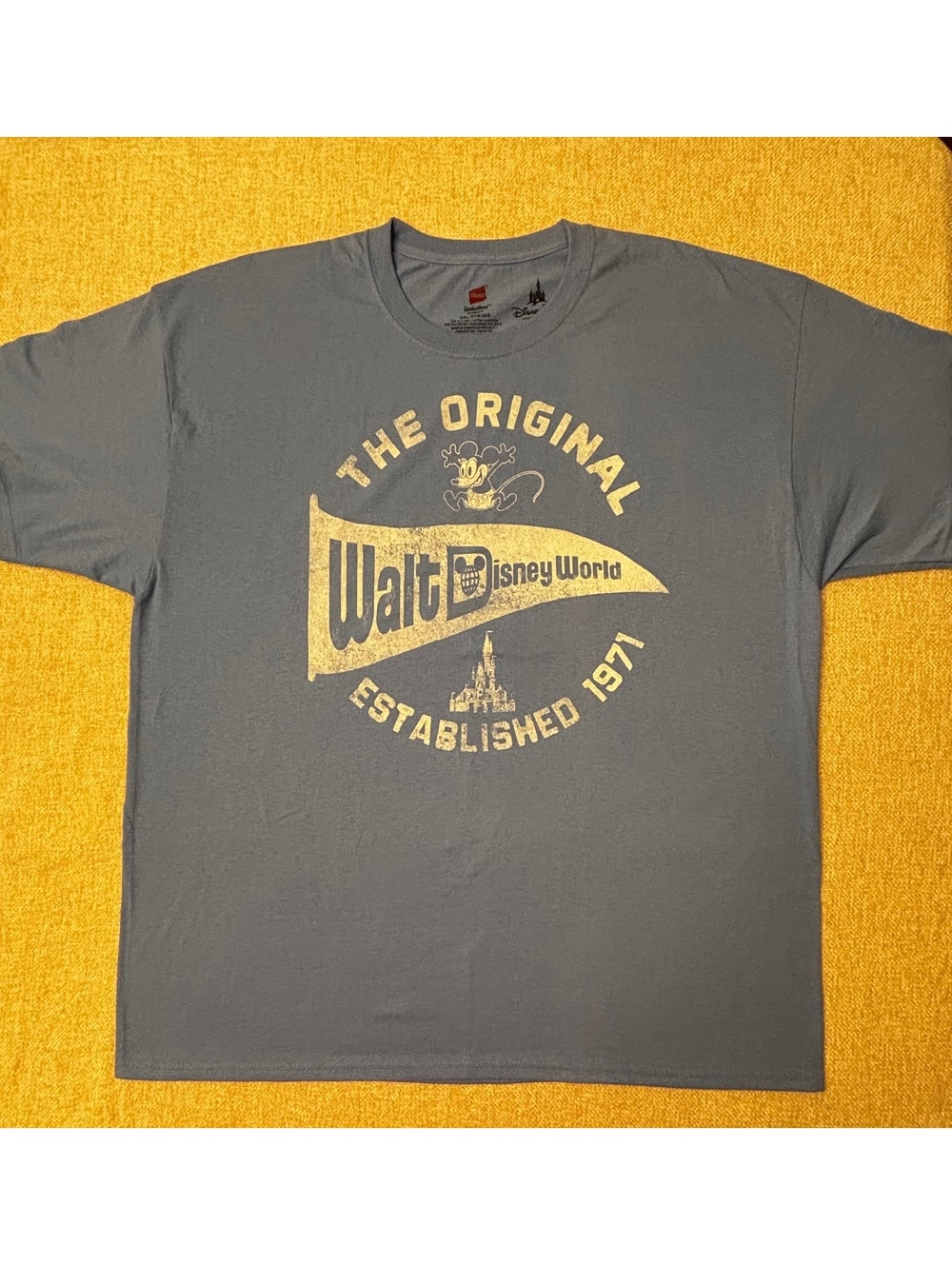 Disney Men’s Walt Disney World Crewneck T-Shirt Blue Size 2XL